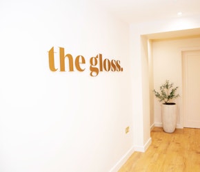 The Gloss Corridor Sign