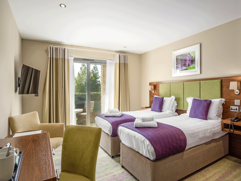  Cotswolds Hotel and Spa Twin Bedroom