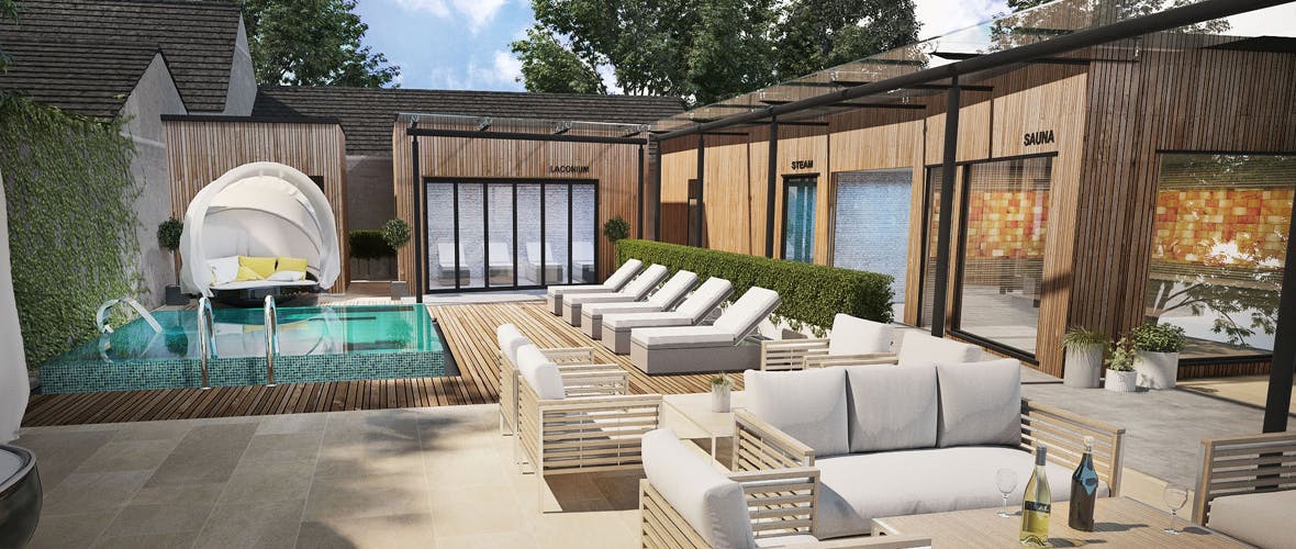 Yorkshire Spa Retreat Outdoor Seating Area