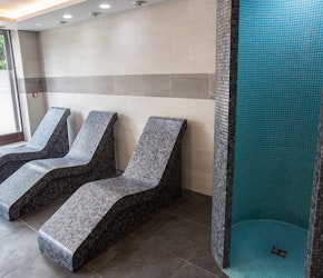 Frensham Pond Country House Hotel and Spa Loungers and Shower